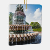 Pineapple Fountain in Charleston, Keramikornament (Rechts)