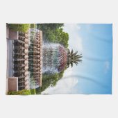 Pineapple Fountain in Charleston, Küchentuch (Horizontal)