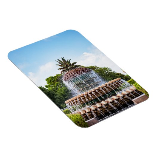 Pineapple Fountain in Charleston, Magnet (Rechte Seite)
