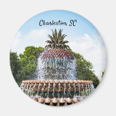 Pineapple Fountain in Charleston, Magnet (Vorne)