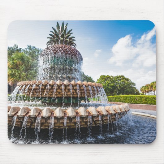 Pineapple Fountain in Charleston, Mousepad (Vorne)