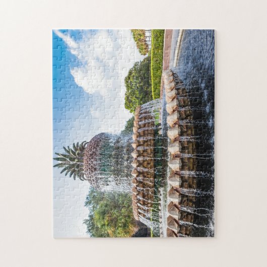 Pineapple Fountain in Charleston, Puzzle (Vertikal)