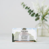 Pineapple Fountain in Charleston, SC Visitenkarte (Stehend Vorderseite)