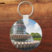 Pineapple Fountain in Charleston, Schlüsselanhänger (Vorderseite)