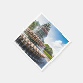 Pineapple Fountain in Charleston, Serviette (Ecke)