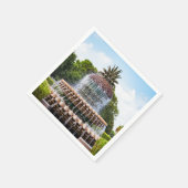 Pineapple Fountain in Charleston, Serviette (Ecke)