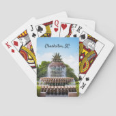 Pineapple Fountain in Charleston, Spielkarten (Rückseite)