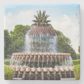 Pineapple Fountain in Charleston, Steinuntersetzer (Vorderseite)