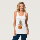 Pineapple Fruit Photo Tank Top (Vorderseite Vollansicht)