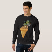 PINEAPPLE ICE CREAM - FRUCHTFRUCH UND EISKREAM CO SWEATSHIRT (Vorne ganz)