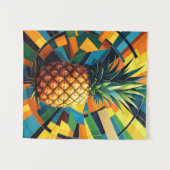 Pineapple Kaleidoscope - Pineapple Empire Design Wandteppich (Vorderseite (Horizontal))