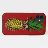 Pineapple Newsprint Image Case-Mate iPhone Hülle (Rückseite (Horizontal))