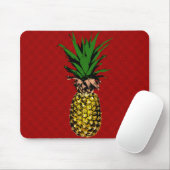 Pineapple Newsprint Image Mousepad (Mit Mouse)