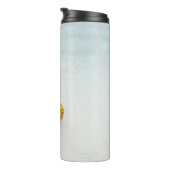 Pineapple on seashore thermosbecher (Nach rechts gedreht)