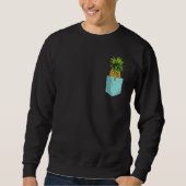 Pineapple Pineapple Girl Pineapple Summer Sweatshirt (Vorderseite)