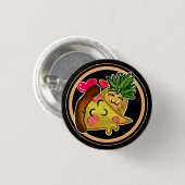 Pineapple Pizza Love Button (Vorne & Hinten)