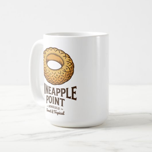 Pineapple Point Kaffeetasse (Vorderseite Links)