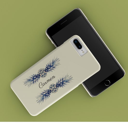 PineApple Retrolook Case-Mate iPhone Hülle