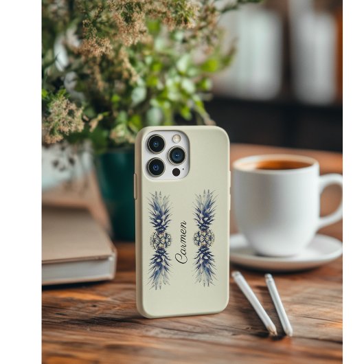 PineApple Retrolook Case-Mate iPhone Hülle