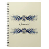 PineApple Retrolook Notizblock (Vorderseite)