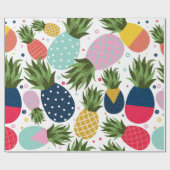 Pineapple seamless pattern illustration, colorful geschenkpapier (Flach)