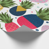 Pineapple seamless pattern illustration, colorful geschenkpapier (Ecke)
