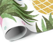 Pineapple seamless pattern illustration, colorful geschenkpapier (Rolleneckpunkt)