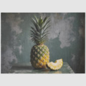 Pineapple & Slice Rustic Grunge Decoupage  Seidenpapier (Vorderseite)