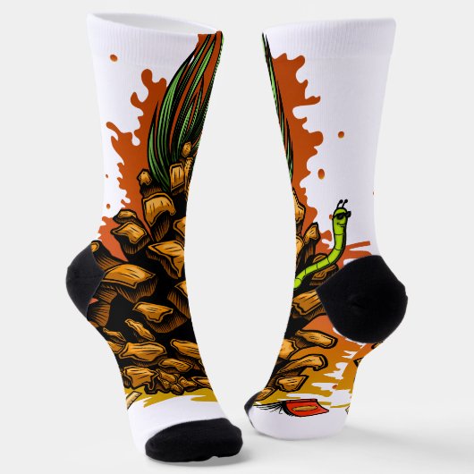 PineApple Socken (Gewinkelt)