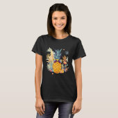 Pineapple Sunglasses Beach Hawaiian Vacation Flowe T-Shirt (Vorne ganz)