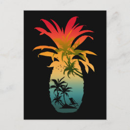 PINEAPPLE SUNSET POSTKARTE