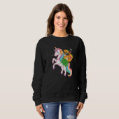 Pineapple Swinger Unicorn Swinging Lifestyle Poly Sweatshirt (Vorne ganz)