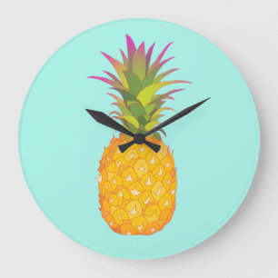 Pineapple Wall Clock Große Wanduhr