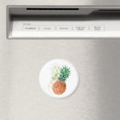 Pineapple, watercolor . magnet (In Situ (Geschirrspüler))