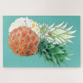 Pineapple, watercolor . puzzle (Horizontal)