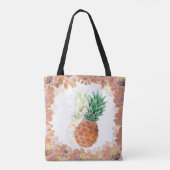 Pineapple, watercolor . tasche (Rückseite)