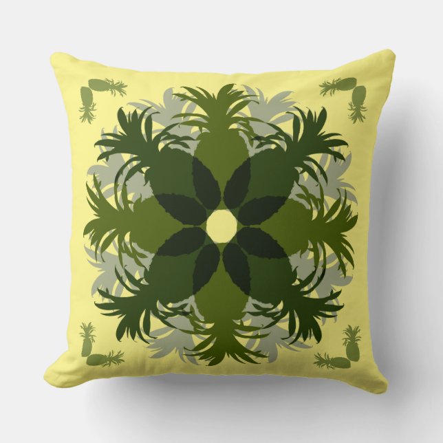 PINEAPPLE WREATH PATTERN KISSEN (Vorderseite)