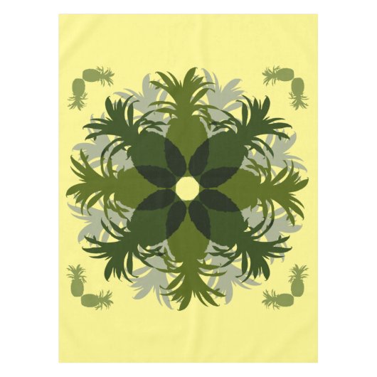 PINEAPPLE WREATH PATTERN TISCHDECKE (Vorderseite)