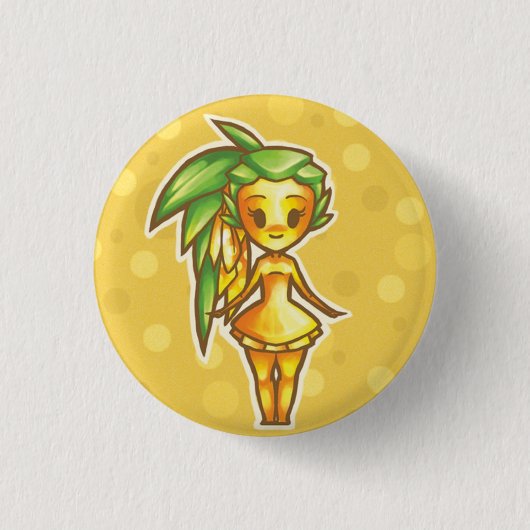PineappleChibi Button (Vorderseite)