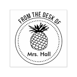 PINEAPPY VON DER BRIEFMARKE DES LEHRER PERMASTEMPEL