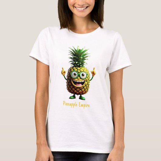 Pineblox - PineCraft Series - Ananas Empire T-Shirt (Vorderseite)