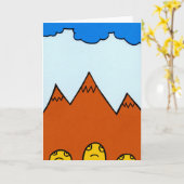 PINECLONES Gruß-Karte Karte (Gelbe Blume)