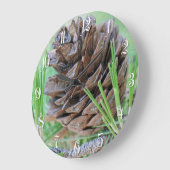 Pinecon Große Wanduhr (Winkel)
