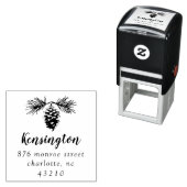 Pinecon | Rücksendeadresse Selbstfarbige Briefmark Permastempel (Beispiel)