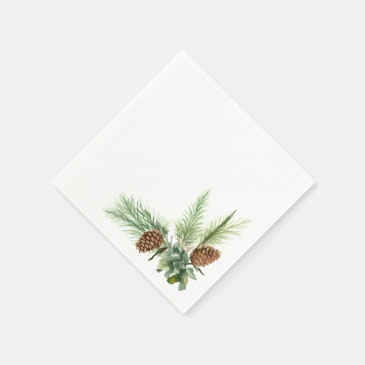 Pinecone 4,75x4,75 Cocktail Serviette (Ecke)