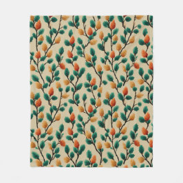 Pinecone Branches Fleecedecke