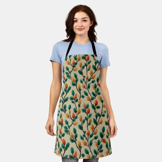 Pinecone Branches Schürze (Getragen)