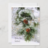 PineCone BranchHD Einladung (Vorderseite)