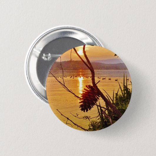 Pinecone Button (Vorne & Hinten)