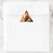 Pinecone Dreieckiger Aufkleber (Tasche)